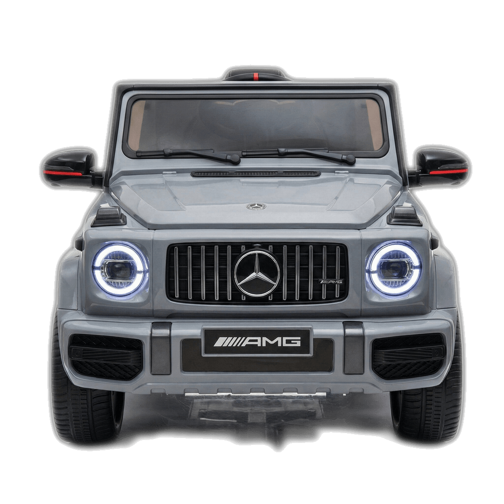 Mercedes G63 AMG Nardo Grey elektrische kinderauto — Richkidzz